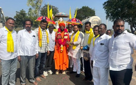 ವ್ಯಾಪಕ ಜನಬೆಂಬಲ ನಾಲ್ಕನೇ ದಿನಕ್ಕೆ ಕಾಲಿರಿಸಿದ ಪ್ರಣವಾನಂದ ಶ್ರೀಗಳ ಪಾದಯಾತ್ರೆ