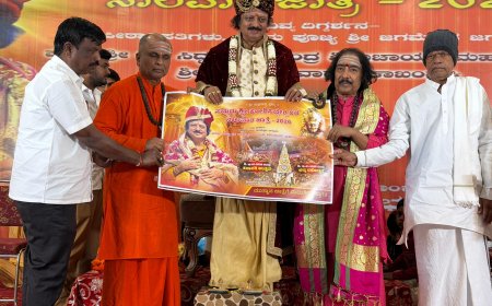 ನಾಲವಾರ ಜಾತ್ರೆ-2026: ಸಾಂಸ್ಕೃತಿಕ ವೈಭವಕ್ಕೆ ಚಾಲನೆ.  ಕಡಕೋಳ ಮಡಿವಾಳೇಶ್ವರರ ಪುರಾಣ ಪ್ರಾರಂಭ