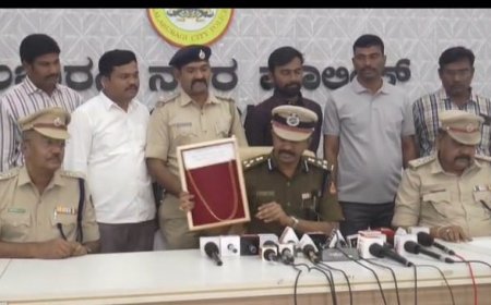 ಬ್ರಹ್ಮಪೂರ ಪೊಲೀಸರ ಕಾರ್ಯಾಚರಣೆ ಅಂತರರಾಜ್ಯ ಸುಲಿಗೆಕೋರನ ಬಂಧನ ₹5 ಲಕ್ಷ ಮೌಲ್ಯದ 40 ಗ್ರಾಂ ಬಂಗಾರದ ಆಭರಣ ವಶ