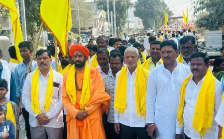 ಪ್ರಣವಾನಂದ ಶ್ರೀಗಳ ಪಾದಯಾತ್ರೆಯಲ್ಲಿ ಪಾಲ್ಗೊಳ್ಳಲು ಗಂಗಾವತಿಗೆ ಈಡಿಗರ ನಾಯಕ ದಂಡು