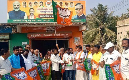 ರಾಷ್ಟ್ರಕ್ಕೆ ನಿತಿನ್ ನಬಿನ್ ನೇತೃತ್ವ:ವಾಡಿ ಯಲ್ಲಿ ಬಿಜೆಪಿ ಸಂಭ್ರಮ