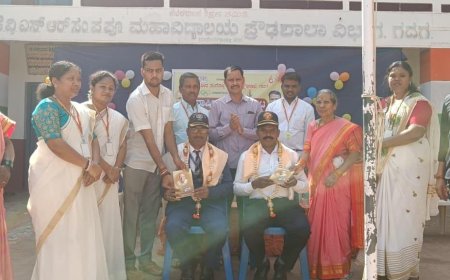 ಕೆ,ವಿ, ಎಸ್ ಆರ್ ಪ್ರೌಢಶಾಲೆ ಗದುಗಿನಲ್ಲಿ ಜರುಗಿದ ವಾರ್ಷಿಕ ಕ್ರಿಡಾಕೂಟ