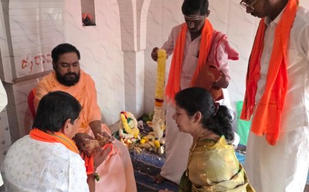 ರಾಮ ಮಂದಿರಕ್ಕೆ 2 ವರ್ಷ, ಸಗರದಲ್ಲಿ ರಾಮನಿಗೆ ವಿಶೇಷ ಪೂಜೆ.