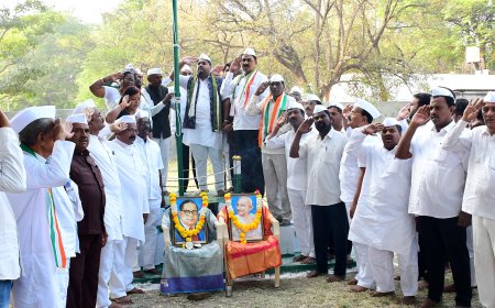 ಜಿಲ್ಲಾ ಜಾತ್ಯತೀತ ಜನತಾದಳ  ಕಚೇರಿಯಲ್ಲಿ   77ನೇ ಗಣರಾಜ್ಯೋತ್ಸವ ಆಚರಣೆ