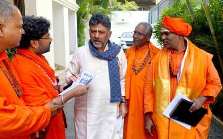 ಡಾ.ಪ್ರಣವಾನಂದ ಶ್ರೀಗಳ ಪಾದಯಾತ್ರೆ 21ನೇ ದಿನಕ್ಕೆ ಮಧ್ಯಸ್ಥಿಕೆ ವಹಿಸಲು ಡಿಕೆ ಸಹೋದರರಿಗೆ ಆಗ್ರಹ