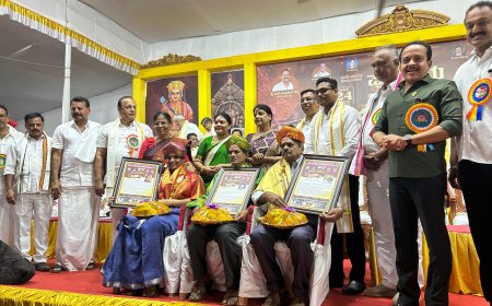 ಪುತ್ತೂರು ಕಂಬಳದಲ್ಲಿ ಕುಮಾರ್ ಪೆರ್ನಾಜೆಯವರ ಸಾಧನೆಗೆ ಸನ್ಮಾನ.