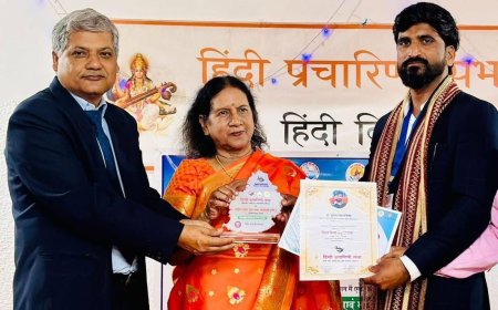 ಡಾ. ಮುದ್ನರ್ ದತ್ತಾ ಅವರಿಗೆ 'ವಿಶ್ವ ಹಿಂದಿ ಸೇತು ಸಮ್ಮಾನ್