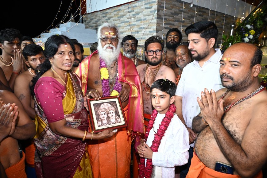 ಚಿರಂಜಿವಿ ದೊಡ್ಡಪ್ಪ ಅಪ್ಪಾ ಅವರು ಶ್ರೀ ಅಯ್ಯಪ್ಪ ಸ್ವಾಮಿಯ ಪೂಜೆಯಲ್ಲಿ ಭಾಗಿ