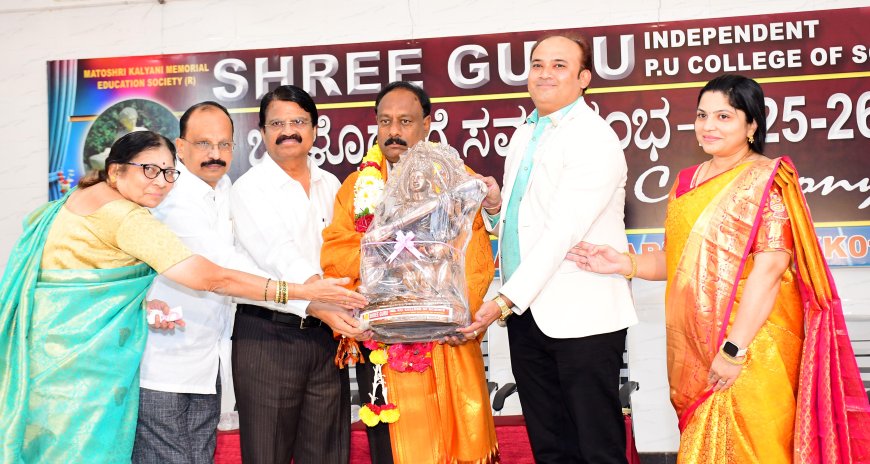 ಜೀವನದಲ್ಲಿ ಗುರಿ ಮತ್ತು ಗುರು ಎರಡು ಇದ್ದಾಗ ಮಾತ್ರ ಸಾಧನೆ ಮಾಡಲು ಸಾಧ್ಯ