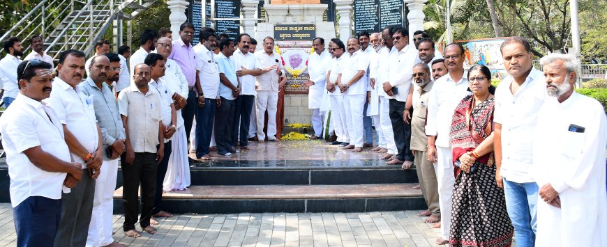 ಭೀಮಣ್ಣ ಖಂಡ್ರೆ ಅವರಿಗೆ ಗಣ್ಯರಿಂದ ಶ್ರದ್ಧಾಂಜಲಿ