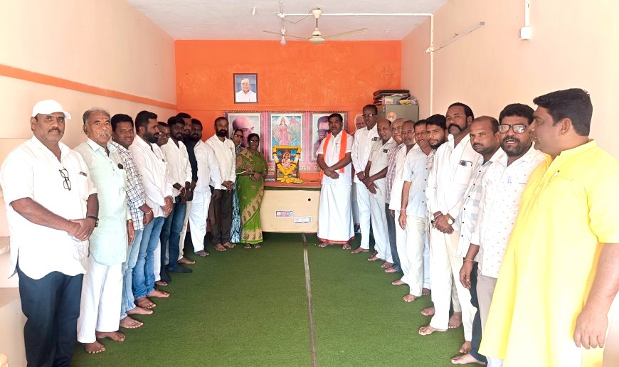 ವಾಡಿ ಬಿಜೆಪಿ ಕಛೇರಿಯಲ್ಲಿ ಅಂಬಿಗರ  ಚೌಡಯ್ಯ ಜಯಂತಿ