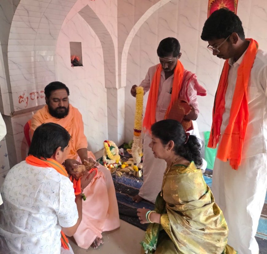 ರಾಮ ಮಂದಿರಕ್ಕೆ 2 ವರ್ಷ, ಸಗರದಲ್ಲಿ ರಾಮನಿಗೆ ವಿಶೇಷ ಪೂಜೆ.