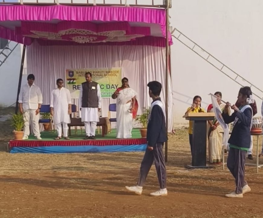 ವೈಷ್ಣವಿ ನಗರದಲ್ಲಿ 77ನೇ ಗಣರಾಜ್ಯೋತ್ಸವ ಸಂಭ್ರಮ