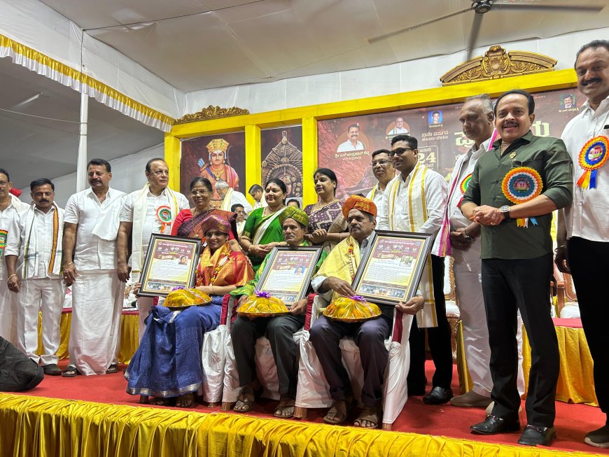 ಪುತ್ತೂರು ಕಂಬಳದಲ್ಲಿ ಕುಮಾರ್ ಪೆರ್ನಾಜೆಯವರ ಸಾಧನೆಗೆ ಸನ್ಮಾನ.