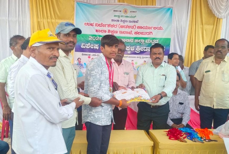 ಮೊರಾರ್ಜಿ ವಸತಿ ಶಾಲೆ ಕಲಮೊಡ ರಾಜ್ಯಮಟ್ಟಕ್ಕೆ ಆಯ್ಕೆ. ಹರ್ಷ