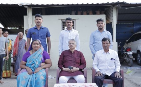 ಶರಣ ಸಂಸ್ಕೃತಿ ಉತ್ಸವದ ವೇಳೆ ಅಂಗರಕ್ಷಕರ ಕುಟುಂಬವನ್ನು ಭೇಟಿಯಾದ ನ್ಯಾಯಮೂರ್ತಿ