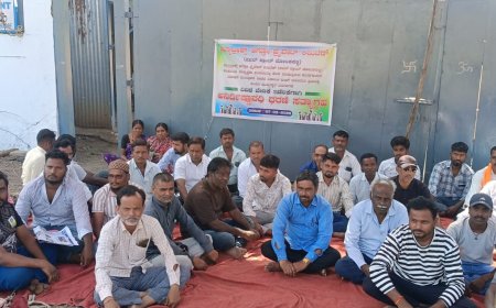 ಪೋಲಕಪಳ್ಳಿ ಪವರ್ ಪ್ಲಾಂಟ್ ದಿಂದ ಕಾರ್ಮಿಕರಿಗೆ ವಂಚನೆ, ಸರಕಾರದ ರಕ್ಷಣೆ ಕೋರಿದ ಕಾರ್ಮಿಕರು  ಧರಣಿ ಸ್ಥಳಕ್ಕೆ ಸಮಸ್ಯೆ ಆಲಿಸಲು ಧರಣಿ ಸ್ಥಳಕ್ಕೆ ಅಧಿಕಾರಿಗಳು :  ಧರಣಿ ಸತ್ಯಾಗ್ರಹ ಮುಂದುವರಿಕೆ