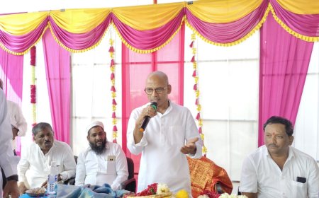 ಮಳಖೇಡ ಅನುದಾನಕ್ಕಾಗಿ ಬ್ಲ್ಯಾಂಕ್ ಚೆಕ್ : ಸಚಿವ ಡಾ.ಶರಣಪ್ರಕಾಶ ಪಾಟೀಲ