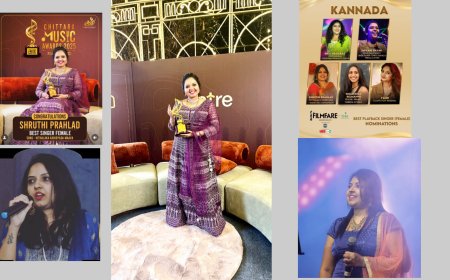 ದಾವಣಗೆರೆಯ ಯುವ ಗಾಯಕಿ ಫಿಲ್ಮ್ ಫೇರ್ ಅವಾರ್ಡ್ ಗೆ ನಾಮಿನೇಟ್