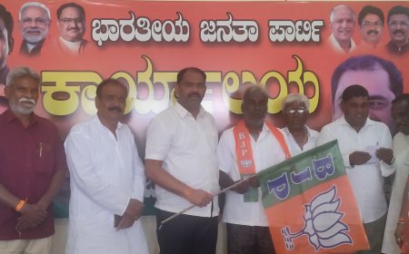 ರೇವು ನಾಯಕ ಆಪ್ತ ನವನಾಥ ಕುಸಾಳೆ  ಬಿಜೆಪಿ ಸೇರ್ಪಡೆ .
