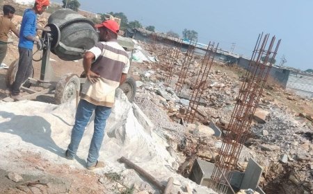 ವಸತಿ ಶಾಲೆ ಕಾಮಗಾರಿ ಕಳಪೆ - ಪ್ರದೀಪ್ ಅಣಬಿ ಆರೋಪ