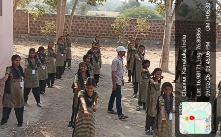 ಚೆನ್ನೂರ್ ಆದರ್ಶ ವಿದ್ಯಾಲಯದ ವಿದ್ಯಾರ್ಥಿನಿಯರಿಗೆ ಕರಾಟೆ ತರಬೇತಿ