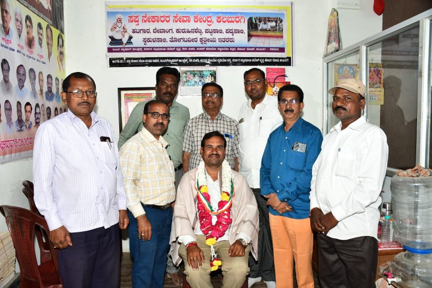 ದಾಸಿಮಯ್ಯ ಜಯಂತಿ ಉತ್ಸವ ಸಮಿತಿಯ ಅಧ್ಯಕ್ಷ ಶಾಂತಕುಮಾರ ಯಳಸಂಗಿಗೆ ಗೌರವ ಸನ್ಮಾನ