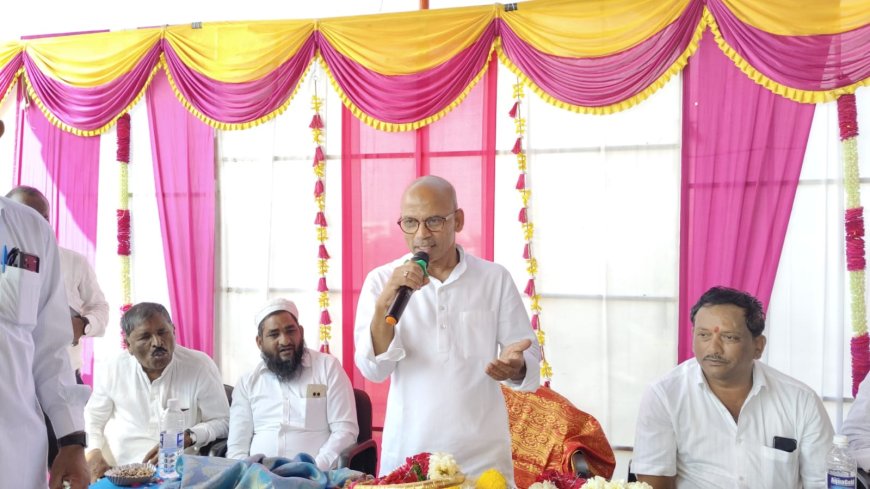 ಮಳಖೇಡ ಅನುದಾನಕ್ಕಾಗಿ ಬ್ಲ್ಯಾಂಕ್ ಚೆಕ್ : ಸಚಿವ ಡಾ.ಶರಣಪ್ರಕಾಶ ಪಾಟೀಲ