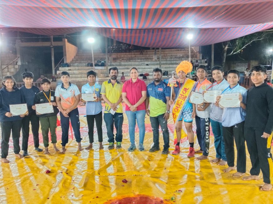 ರಾಷ್ಟ್ರ ಮಟ್ಟದ ಕುಸ್ತಿ ಪಂದ್ಯಾವಳಿಗೆ ರಾಧಿಕಾ ಆಯ್ಕೆ