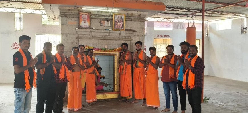 ಆಳಂದದಲ್ಲಿ ಶಿವರಾತ್ರಿ ಅಂಗವಾಗಿ ಶಿವಮಾಲೆ ಧಾರಣೆ