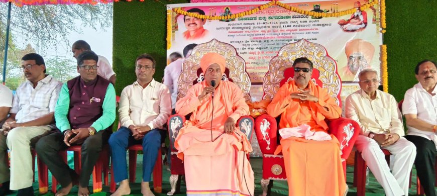 ಶ್ರೀಕಾಂತ ಚೌಕಾ ಪರಿವಾರದ ಧಾರ್ಮಿಕ ಸೇವೆಗೆ ಶ್ಲಾಘನೆ ಹಲಚೇರಾ ಜಗದೀಶ್ವರ ದೇವಾಲಯ ಕಳಸಾರೋಹಣ