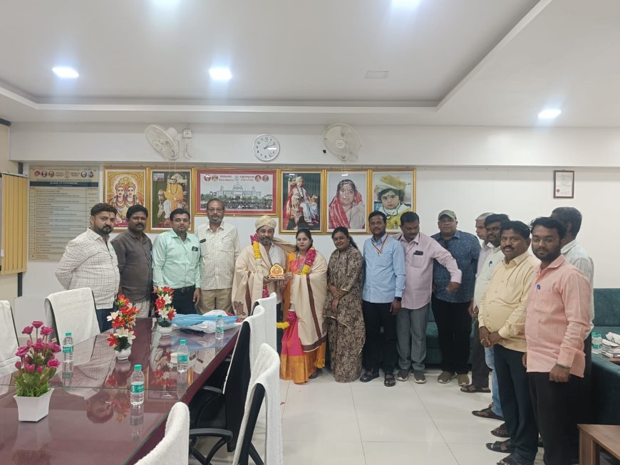 ಶರಣಬಸವ ವಿವಿ ಕುಲಸಚಿವ ಲಕ್ಷ್ಮೀ ಪಾಟೀಲ ಮಾಕಾ ದಂಪತಿಗಳಿಗೆ ಛಪ್ಪರಬಂದಿಯಿಂದ ಗೌರವ ಸಮ್ಮಾನ