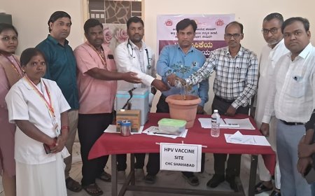 ಶಹಾಬಾದ : ತಾಲ್ಲೂಕ ಮಟ್ಟದ ಹೆಚ.ಪಿ.ವಿ ಲಸಿಕೆ ಅಭಿಯಾನಕ್ಕೆ ಚಾಲನೆ