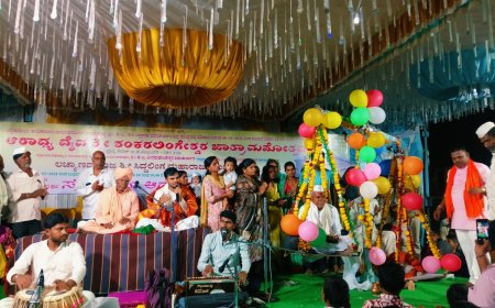 ಜನ್ಮದಾತರ ತುಲಾಭಾರ : ಕಣ್ಮನ ತಣಿಸಿದ ಕಡಣಿ ಭಕ್ತರ ಸೇವೆ