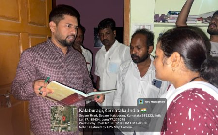 ರಾತ್ರಿ ೧೨ ಗಂಟೆಗೆ ದಿಢೀರ ಭೇಟಿ: ಸೇಡಂ ವೃದ್ಧಾಶ್ರಮ ಪರಿಶೀಲಿಸಿದ ಅಧಿಕಾರಿ ಸಾಧಿಕ್ ಹುಸೇನ್