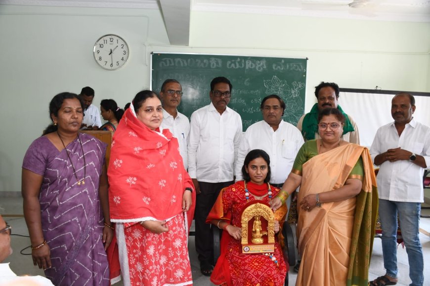 ನಾಗಂಬಿಕ ಬಿಎಡ್ ಕಾಲೇಜಿನಲ್ಲಿ  ರಾಂಕ್  ಪಡೆದ ವಿದ್ಯಾರ್ಥಿನಿಗೆ ಸನ್ಮಾನ, ನೂತನ ವಿದ್ಯಾರ್ಥಿಗಳಿಗೆ ಸ್ವಾಗತ