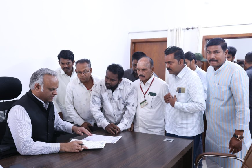 ಪರವಾನಗಿ ಭೂಮಾಪಕರಿಗೆ ಖಾಯಂ ನೇಮಕಾತಿ, ಸಮಾನ ವೇತನಕ್ಕೆ ಆಗ್ರಹಿಸಿ ಸಚಿವರಿಗೆ ಮನವಿ