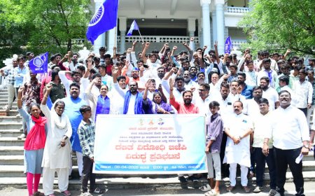 ಖರ್ಗೆ ವಿರುದ್ಧ ನಿಂದನಾತ್ಮಕ ಹೇಳಿಕೆ ಖಂಡಿಸಿ ದಲಿತ ಯುವ ಬ್ರಿಗೇಡ್‌ದಿಂದ ಪ್ರತಿಭಟನೆ