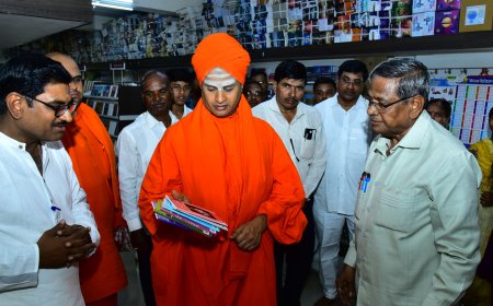 ಉತ್ತಮ ಜೀವನಕ್ಕೆ ಪುಸ್ತಕಗಳು ಪ್ರೇರಣೆ :ಸಿದ್ದಗಂಗಾ ಕಿರಿಯ ಶ್ರೀಗಳು