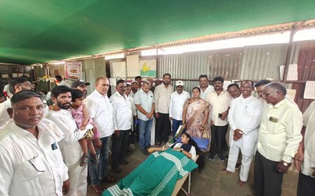 ಭಾರತೀಯ ರೆಡ್ ಕ್ರಾಸ್ ಸಂಸ್ಥೆಯಿಂದ ರಕ್ತದಾನ ಶಿಬಿರ ಇಬ್ಬರು ಮಹಿಳೆಯರು ಸೇರಿ 43 ಜನರಿಂದ ರಕ್ತದಾನ