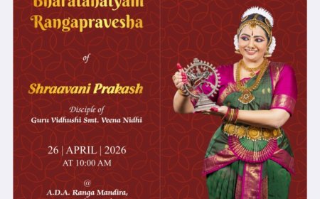 ಭರತನಾಟ್ಯದ ರಂಗಕ್ಕೆ ಹೊಸ ಕಿರಣ: ಶ್ರಾವಣಿ ಪ್ರಕಾಶ ಪ್ರವೇಶ