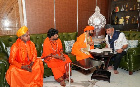 ಡಾ. ಪ್ರಣವಾನಂದ ಶ್ರೀ ನೇತೃತ್ವದಲ್ಲಿ ಡಿಕೆಶಿ ಸಿಎಂಗಾಗಿ ವಿಶೇಷ ಪೂಜೆ