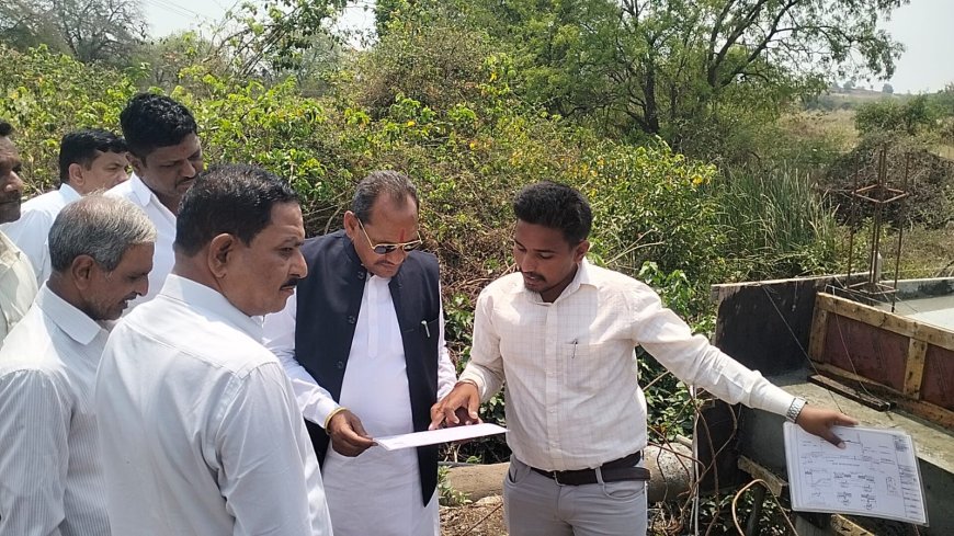 ಬೆಳಕೋಣಿ(ಚೌ) ಸೇತುವೆ ಕಾಮಗಾರಿ ಪರಿಶೀಲಿಸಿದ ಶಾಸಕ ಪ್ರಭು ಚವ್ಹಾಣ