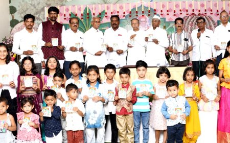 ಮಕ್ಕಳ ನಾಮಕರಣದಲ್ಲಿ ವಚನಾಮೃತ ಪುಸ್ತಕ ವಿತರಣೆ: ಶರಣ ಸಾಹಿತ್ಯವೇ ಜಗತ್ತಿಗೆ ಬೆಳಕು — ಶಾಸಕ ಎಂ.ವೈ. ಪಾಟೀಲ