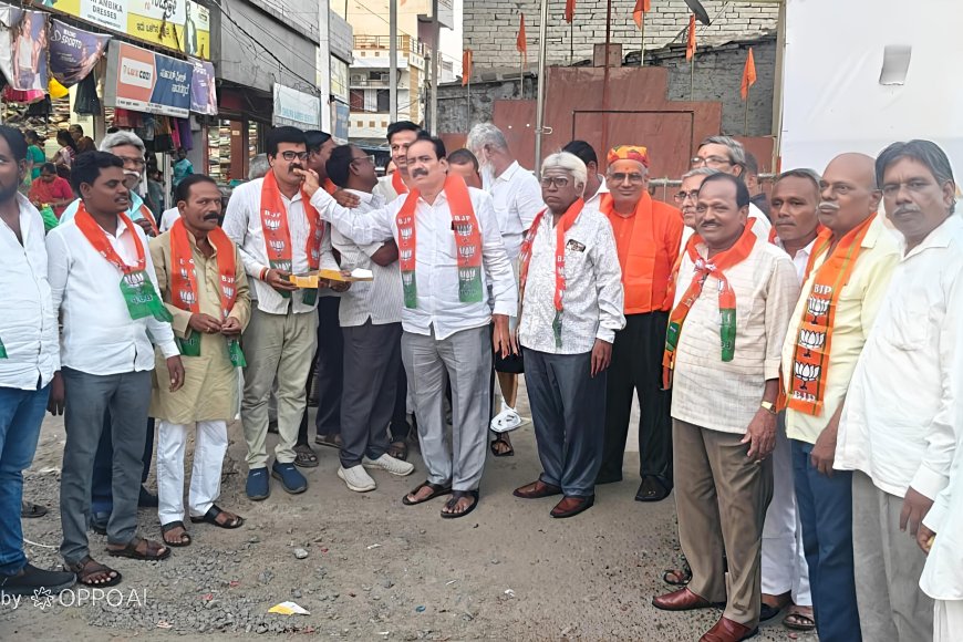 ಬಿಜೆಪಿ ಶೂನ್ಯದಿಂದ ಶಿಖರಕ್ಕೆ : ಪಕ್ಷದಿಂದ ವಿಜಯೋತ್ಸವ