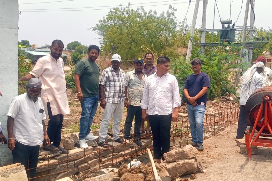 ಬಿಜೆಪಿ ಮುಖಂಡರಿಂದ ಕಾಮಗಾರಿ ವೀಕ್ಷಣೆ