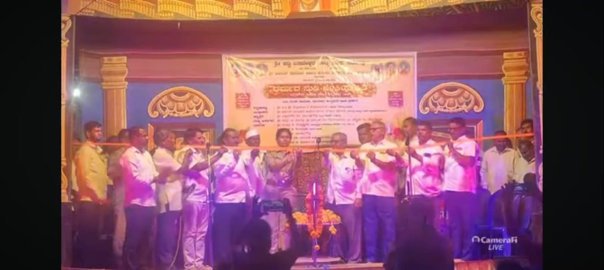 ಅದ್ದೂರಿಯಾಗಿ ಪ್ರದರ್ಶನ ನೀಡಿತು “ಧರ್ಮದ ನುಡಿ ಬೆಂಕಿಯ ಕಿಡಿ” ಎಂಬ ನಾಟಕ