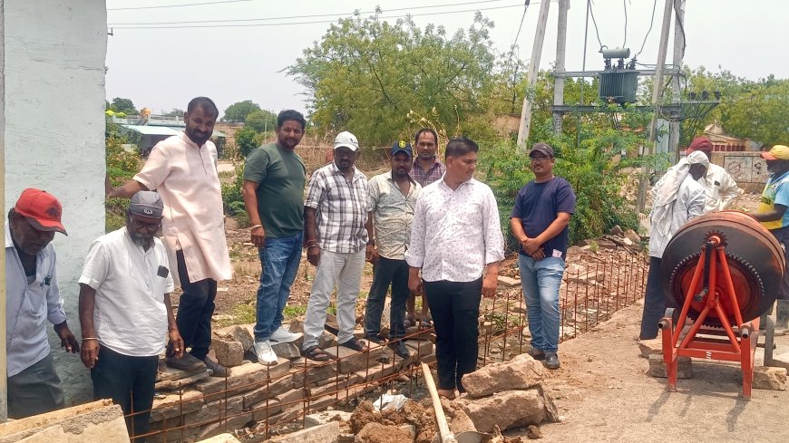 ಬಿಜೆಪಿ ಮುಖಂಡರಿಂದ ಕಾಮಗಾರಿ ವೀಕ್ಷಣೆ