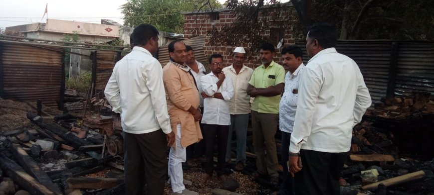 ಪಡಸಾವಳಿಯಲ್ಲಿ ಅಗ್ನಿ ದುರಂತ -