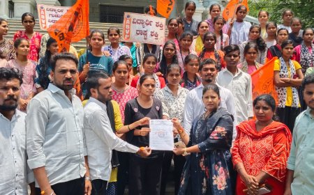 ವಿದ್ಯಾರ್ಥಿಗಳ ಹೆಸರಿನಲ್ಲಿ ಬರುವ ಅನುದಾನ ದುರುಪಯೋಗ ಎಬಿವಿಪಿ ಖಂಡನೆ